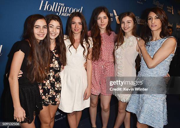 Actresses Gunes Sensoy, Doga Zeynep Doguslu, Elit Iscan, Tugba Sunguroglu, Ilayda Akdoga and director Deniz Gamze Erguven attend The Hollywood...