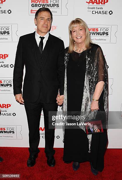 Director David O. Russell and actress Diane Ladd attend the 15th annual Movies For Grownups Awards at the Beverly Wilshire Four Seasons Hotel on...