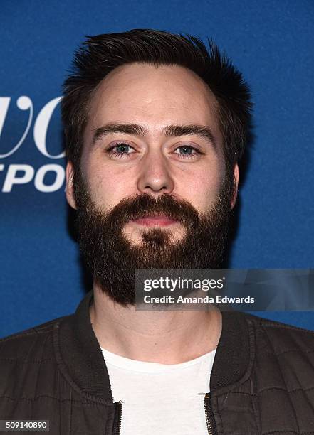 Director Benjamin Cleary arrives at The Hollywood Reporter's 4th Annual Nominees Night at Spago on February 8, 2016 in Beverly Hills, California.