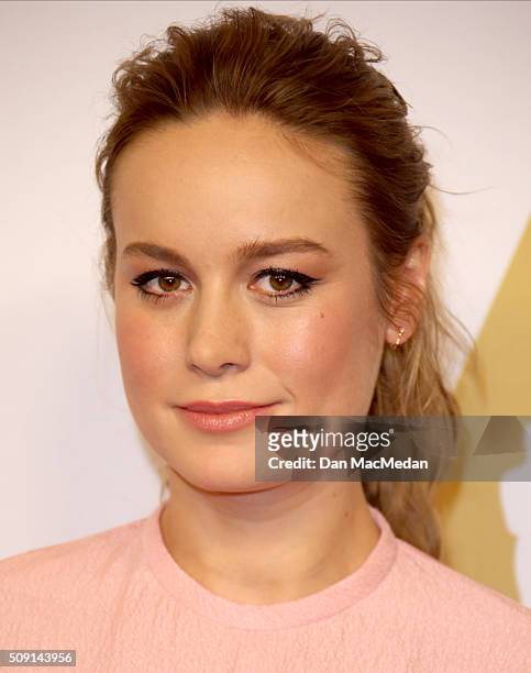 Actress Brie Larson attends the 88th Annual Academy Awards Nominee Luncheon in Beverly Hills, California.
