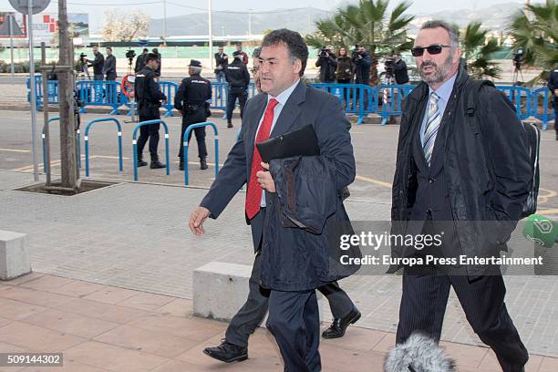 Former CEO of Sports activities for the Balearic Government Jose Luis Pepote Ballester arrives at the courtroom at the Balearic School of Public...