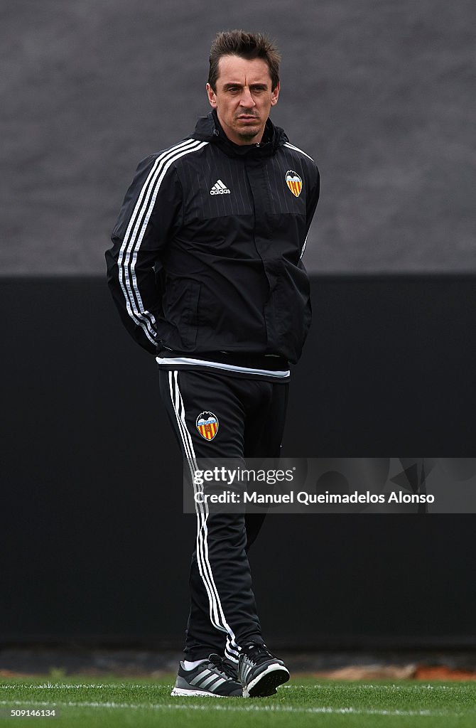 Valencia CF Training and Press Conference