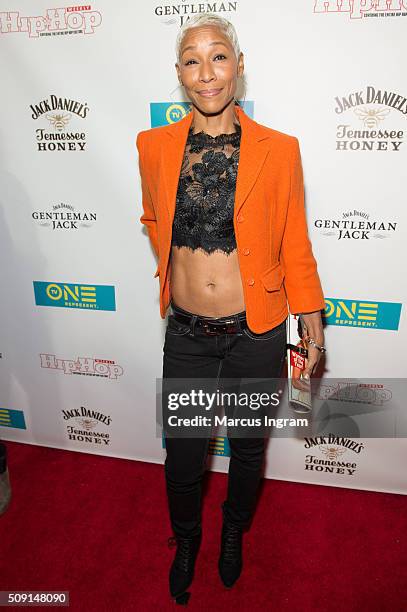 Charmin Lee attends "Here We Go Again" Premiere Celebration at Boogalou Lounge on February 8, 2016 in Atlanta, Georgia.