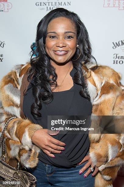 Personality Dr. Heavenly Kimes attends "Here We Go Again" Premiere Celebration at Boogalou Lounge on February 8, 2016 in Atlanta, Georgia.