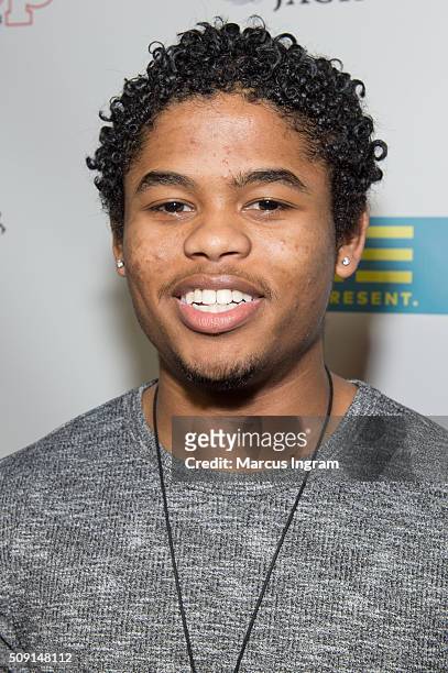 Actor Isaiah John attends "Here We Go Again" Premiere Celebration at Boogalou Lounge on February 8, 2016 in Atlanta, Georgia.