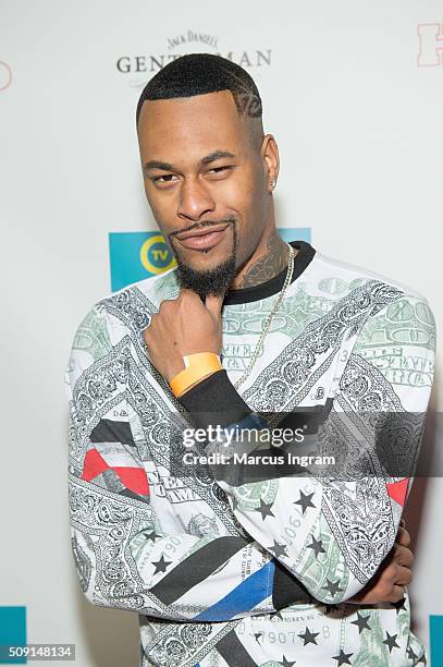 Kore Stacks attends "Here We Go Again" Premiere Celebration at Boogalou Lounge on February 8, 2016 in Atlanta, Georgia.