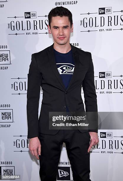 Actor Monty Geer attends the New Era Super Bowl party at The Battery on February 6, 2016 in San Francisco, California.