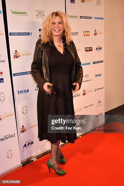 Fiona Gelin attends 'Les Lumieres 2016' Arrivals At Espace Pierre Cardin on February 8, 2016 in Paris, France.