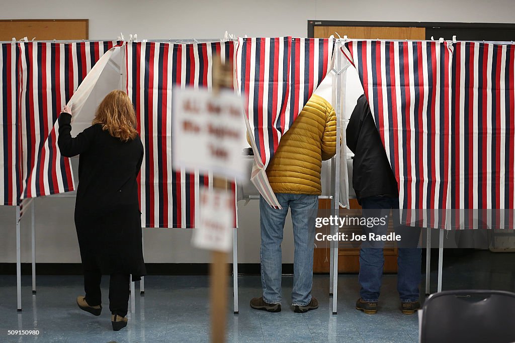 New Hampshire Voters Head To The Polls For State's "First In The Nation" Primary