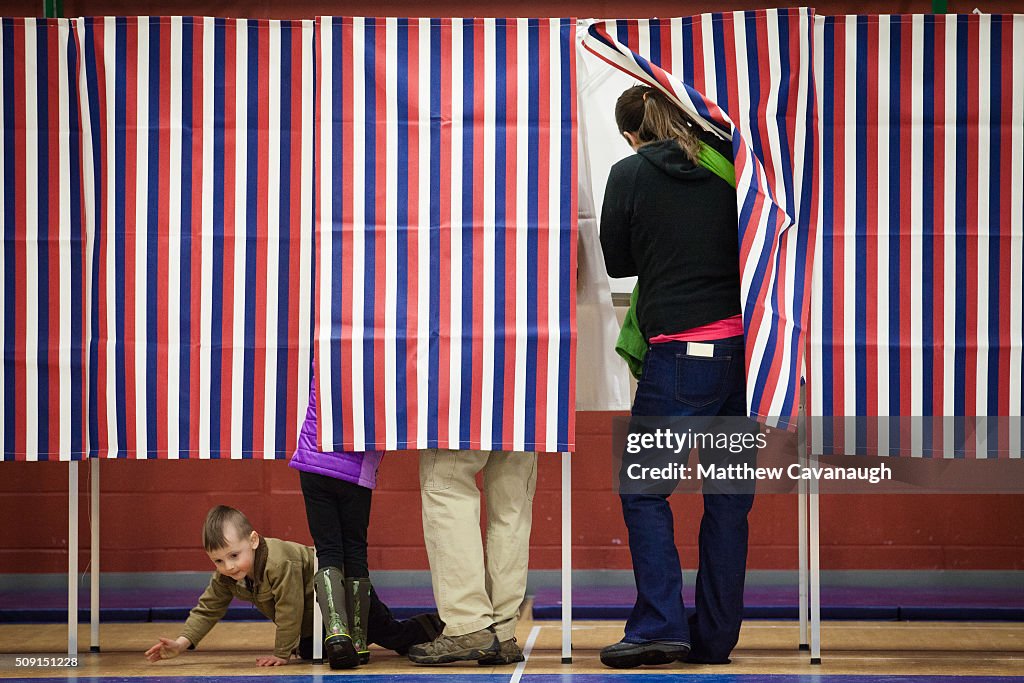 New Hampshire Voters Head To The Polls For State's "First In The Nation" Primary