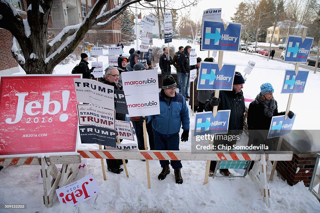 New Hampshire Voters Head To The Polls For State's "First In The Nation" Primary