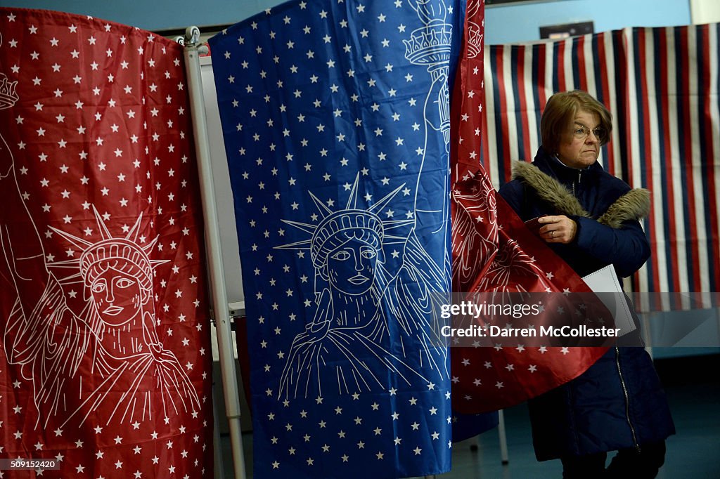 New Hampshire Voters Head To The Polls For State's "First In The Nation" Primary