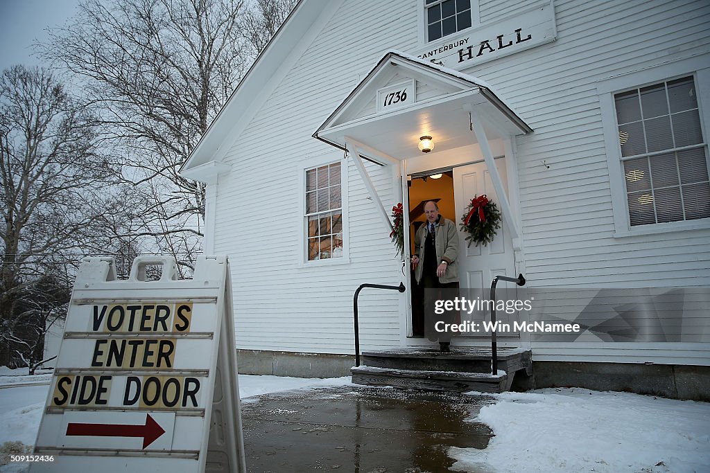 New Hampshire Voters Head To The Polls For State's "First In The Nation" Primary