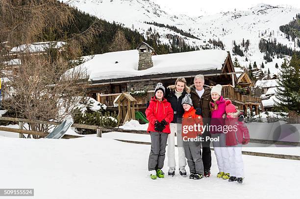 Prince Gabriel of Belgium, Queen Mathilde of Belgium, Prince Emmanuel of Belgium, King Philippe of Belgium, Princess Elisabeth, Duchess of Brabant...