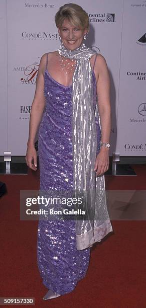 Felicia Taylor attends 20th Annual Council of Fashion Designers of America Awards on June 14, 2001 at Avery Fisher Hall at Lincoln Center in New York...