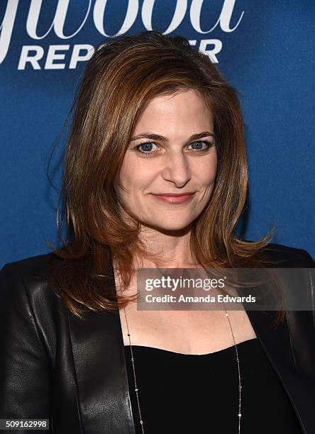 Screenwriter Andrea Berloff arrives at The Hollywood Reporter's 4th Annual Nominees Night at Spago on February 8, 2016 in Beverly Hills, California.