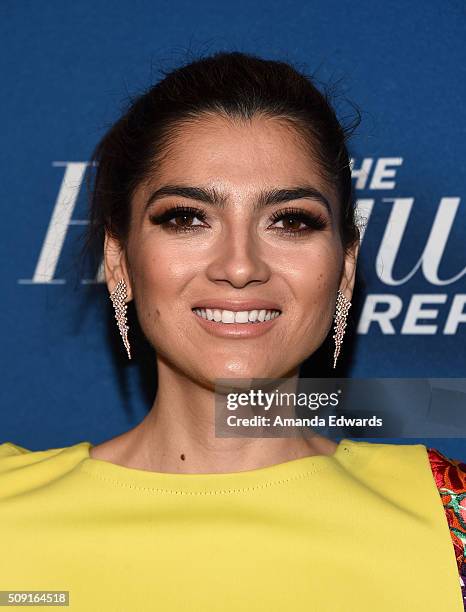 Actress Blanca Blanco arrives at The Hollywood Reporter's 4th Annual Nominees Night at Spago on February 8, 2016 in Beverly Hills, California.