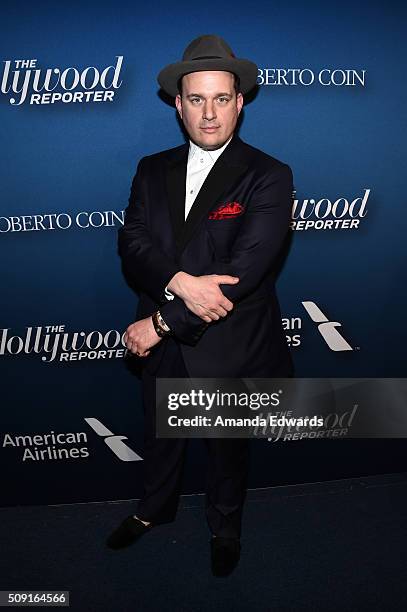 Composer J. Ralph arrives at The Hollywood Reporter's 4th Annual Nominees Night at Spago on February 8, 2016 in Beverly Hills, California.