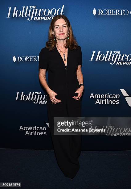 Producer Finola Dwyer arrives at The Hollywood Reporter's 4th Annual Nominees Night at Spago on February 8, 2016 in Beverly Hills, California.