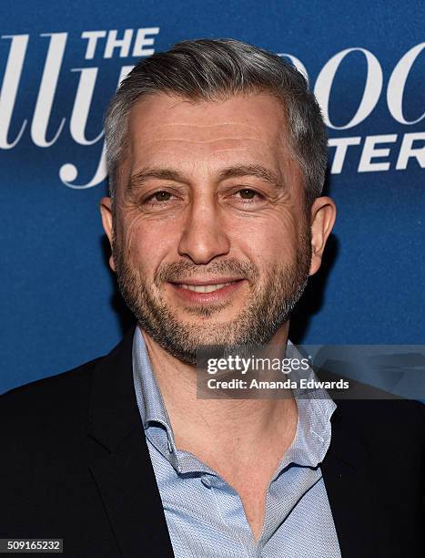 Director Den Tolmor arrive at The Hollywood Reporter's 4th Annual Nominees Night at Spago on February 8, 2016 in Beverly Hills, California.