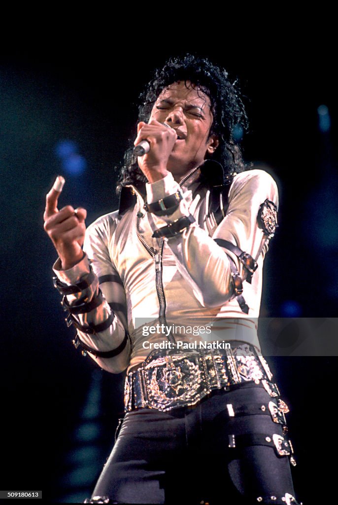 Michael Jackson At The Rosemont Horizon