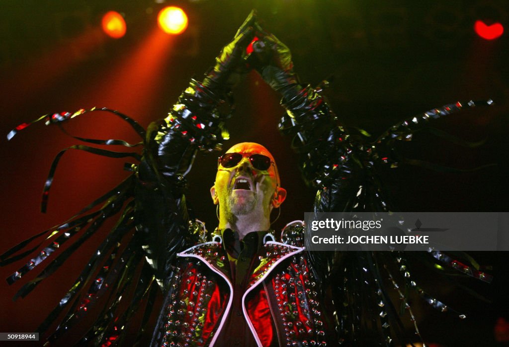 Singer Rob British singer Rob Halford of the Heavy Metal Band