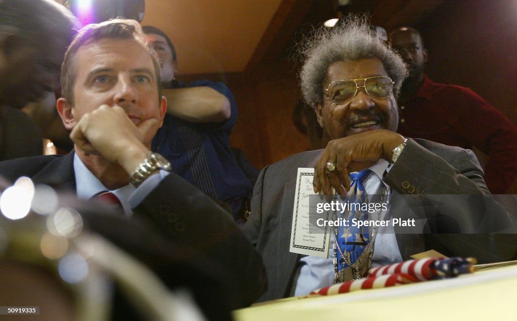 Don King Touts Bush's Economic Agenda