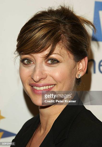 News Anchor Maria Bartiromo attends the Sesame Workshop's Second Annual Benefit Gala on June 2, 2004 in New York City.