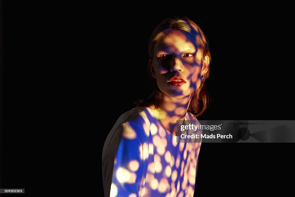 Young Woman with interesting lighting