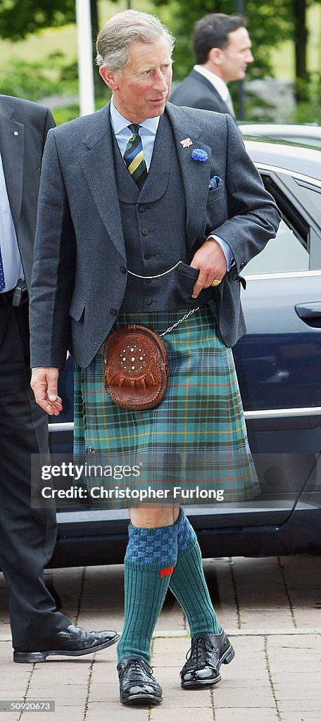 Prince Charles Visits Scottish Academy of Music and Drama
