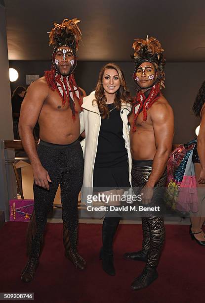 Luisa Zissman attends the Press Night performance of "Cirque Berserk!" at The Peacock Theatre on February 9, 2016 in London, England.