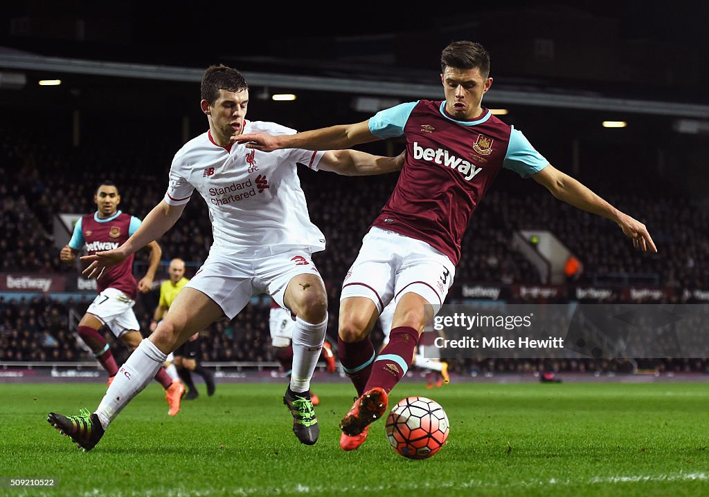 West Ham United v Liverpool - The Emirates FA Cup Fourth Round Replay