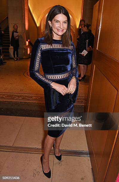 Natalie Massenet attends a private view of "Vogue 100: A Century of Style" hosted by Alexandra Shulman and Leon Max at the National Portrait Gallery...