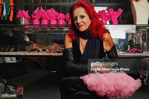 Fashion sylist, Patricia Field is photographed at Patricia Field Boutique on January 8, 2016 in New York City.