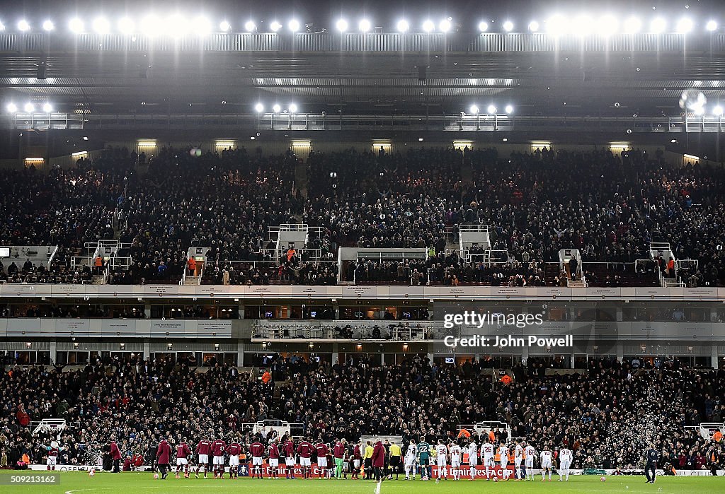 West Ham United v Liverpool - The Emirates FA Cup Fourth Round Replay