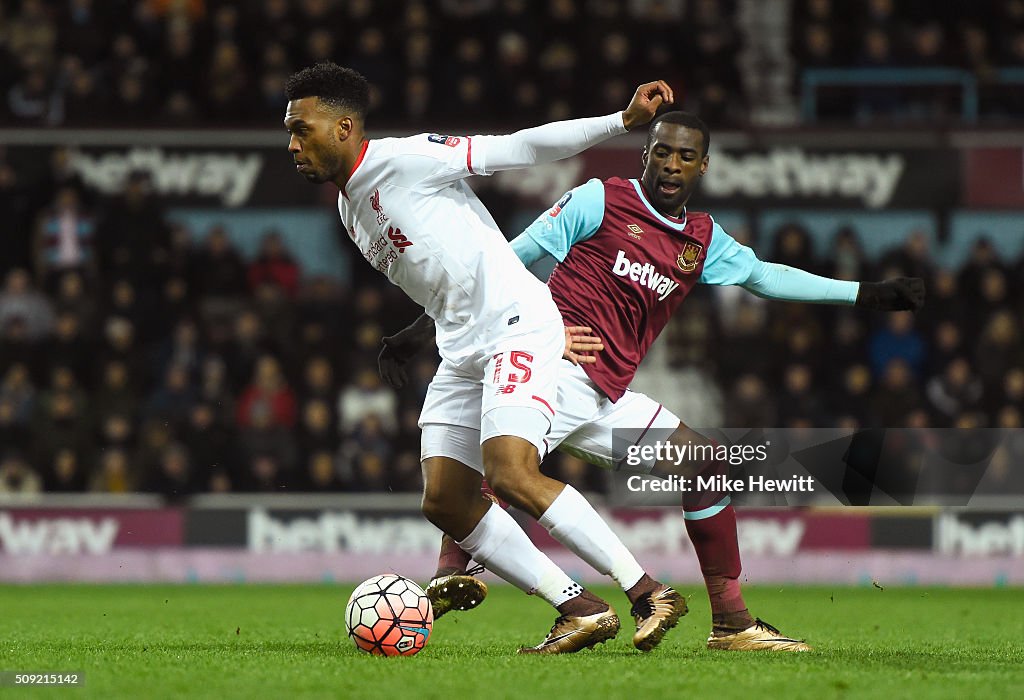 West Ham United v Liverpool - The Emirates FA Cup Fourth Round Replay