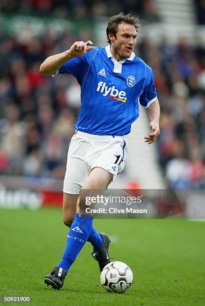 Martin Taylor of Birmingham City during the FA Barclaycard Premiership match between Middlesbrough and Birmingham City at The Riverside Stadium on...