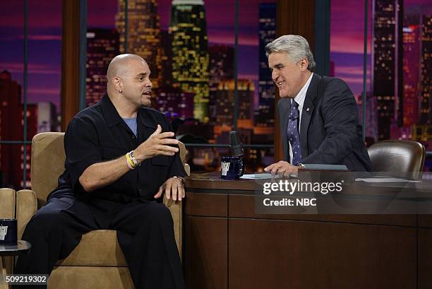 Episode 2956 -- Pictured: Comedian Sinbad during an interview with host Jay Leno on June 21, 2005 --