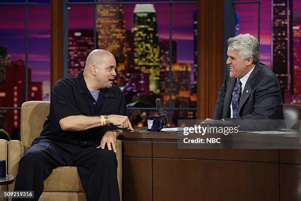 Episode 2956 -- Pictured: Comedian Sinbad during an interview with host Jay Leno on June 21, 2005 --