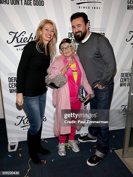 Kiehl's General Manager Worldwide Cheryl Vitali, Baddie Winkle and Kiehl's CEO Chris Salgardo attend The Derek Zoolander Center For People Who Don't...