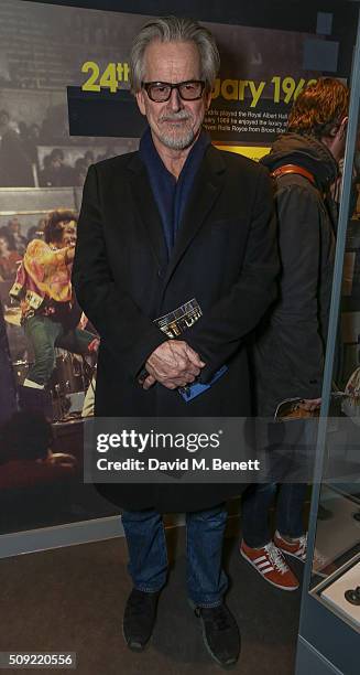 Trevor Eve attends a private view of "Hendrix At Home" at Jimi Hendrix's restored former Mayfair flat on February 9, 2016 in London, England.