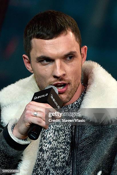 Actor Ed Skrein visits AOL Build Speaker Series to discuss their new film "Deadpool" at AOL Studios In New York on February 9, 2016 in New York City.