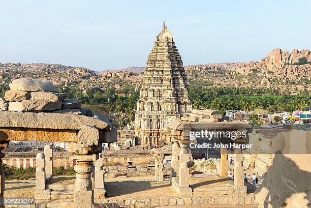 virupaksha temple, hampi, karnataka, india - humpi stock pictures, royalty-free photos & images