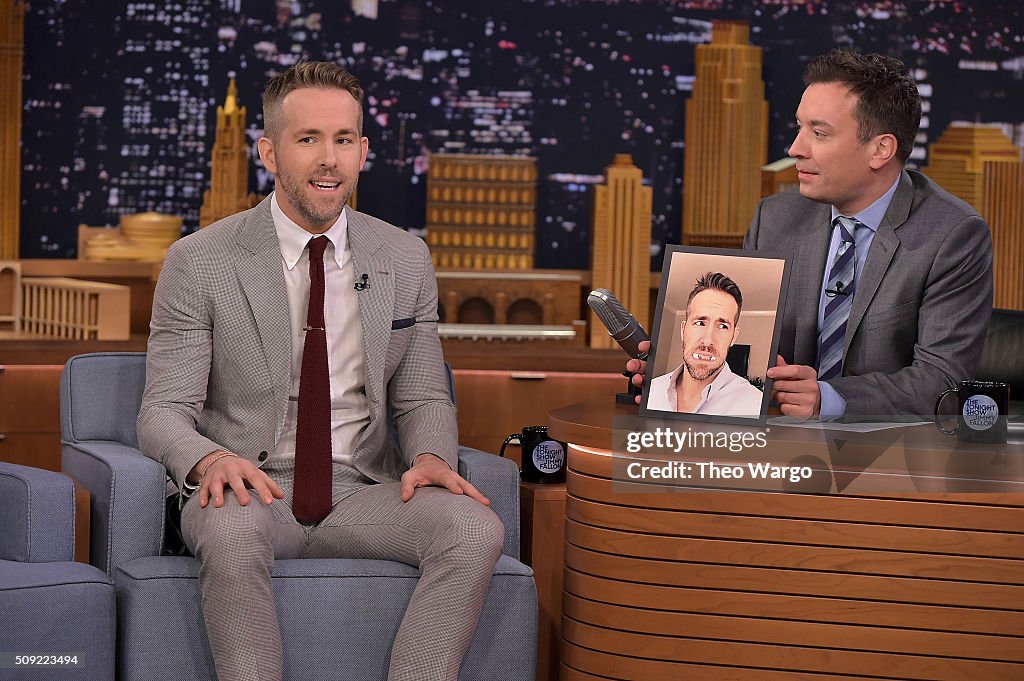 Ryan Reynolds Visits "The Tonight Show Starring Jimmy Fallon"