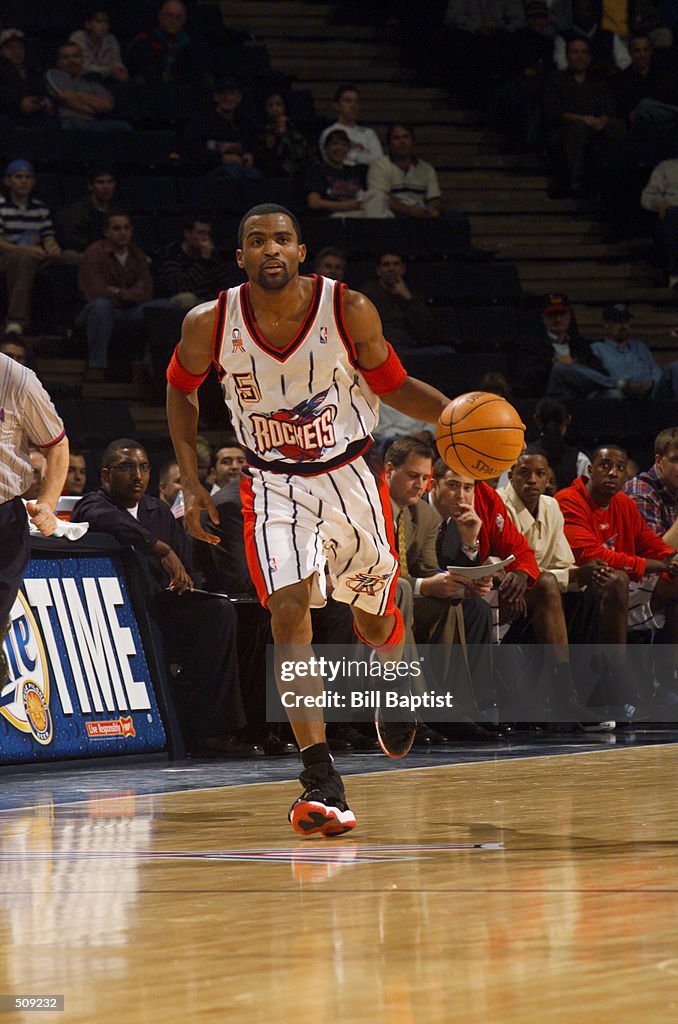 Cuttino Rashawn Cuttino Mobley of the Houston Rockets brings the ball upcourt against ...