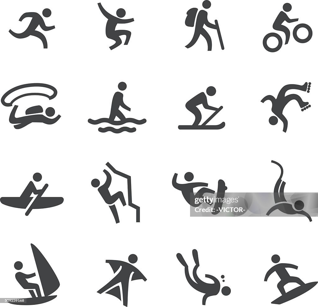 Extremo deportes iconos de Acme serie