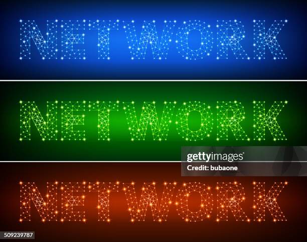 network on triangular nodes connection structure vector art - computer hardware engineer stock illustrations