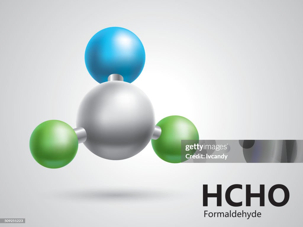 Formaldehyd Molekular-Modell