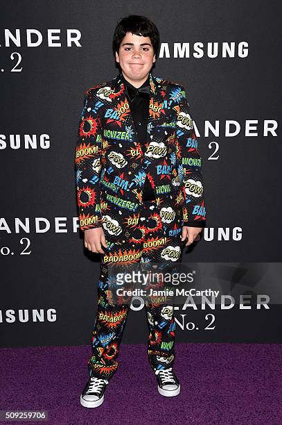 Actor Cyrus Arnold attends the "Zoolander 2" World Premiere at Alice Tully Hall on February 9, 2016 in New York City.