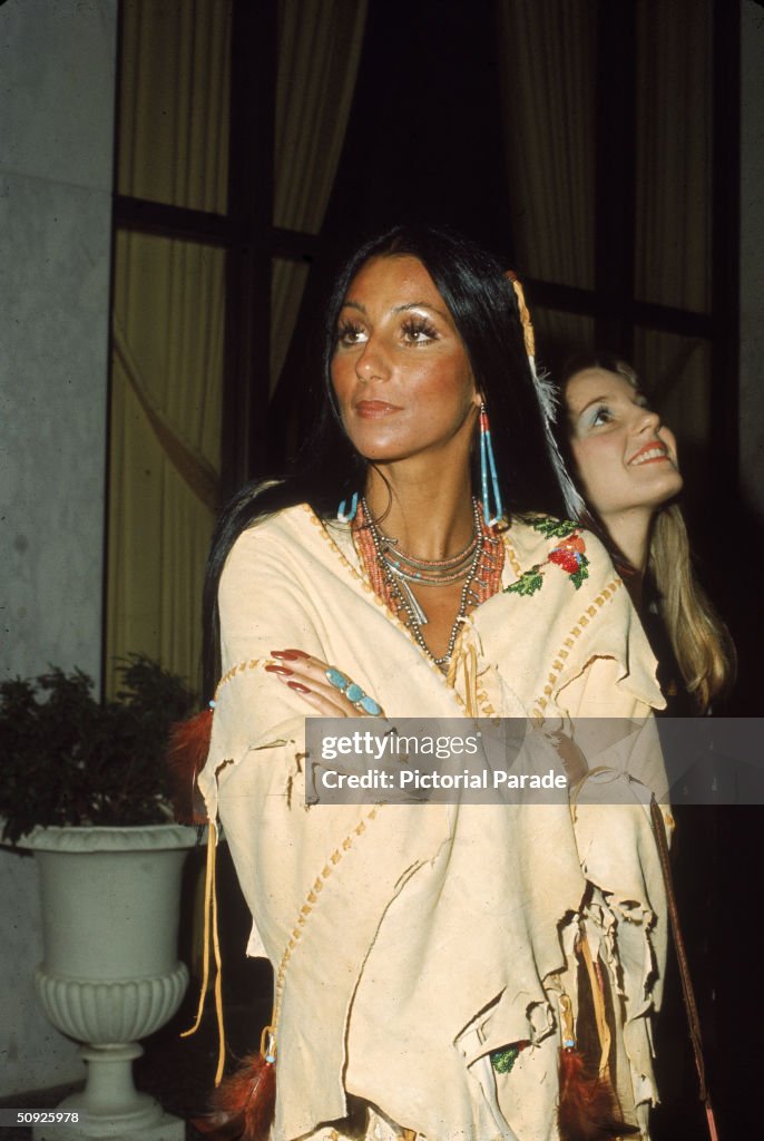 Cher In A Poncho